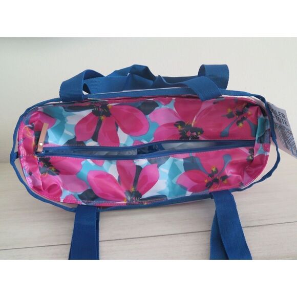 Arctic Zone Antimicrobial Insulated 30 Can Floral Print Cooler & Tote Bags - Picture 7 of 12